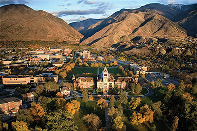 view of Utah State University